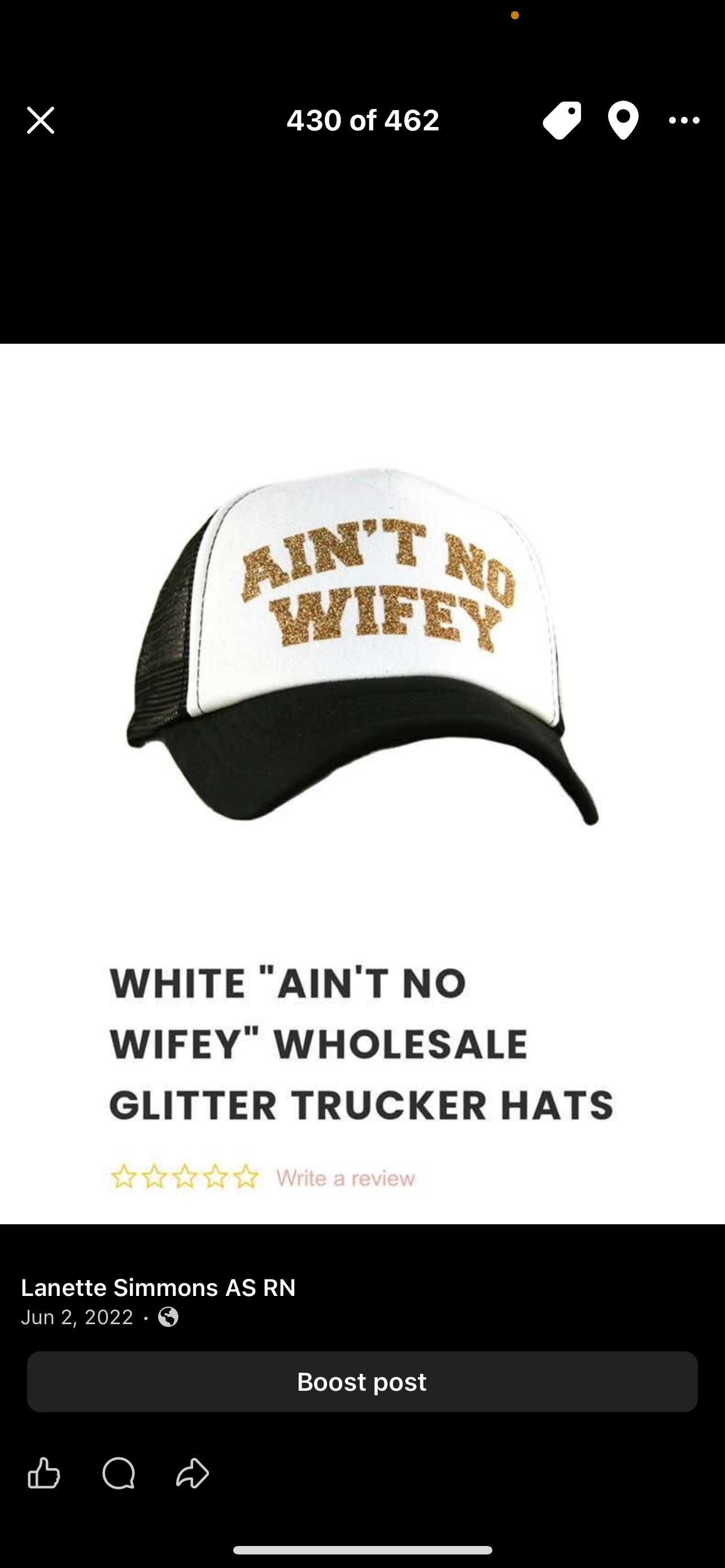 Ain’t No Wifey Trucker Hat