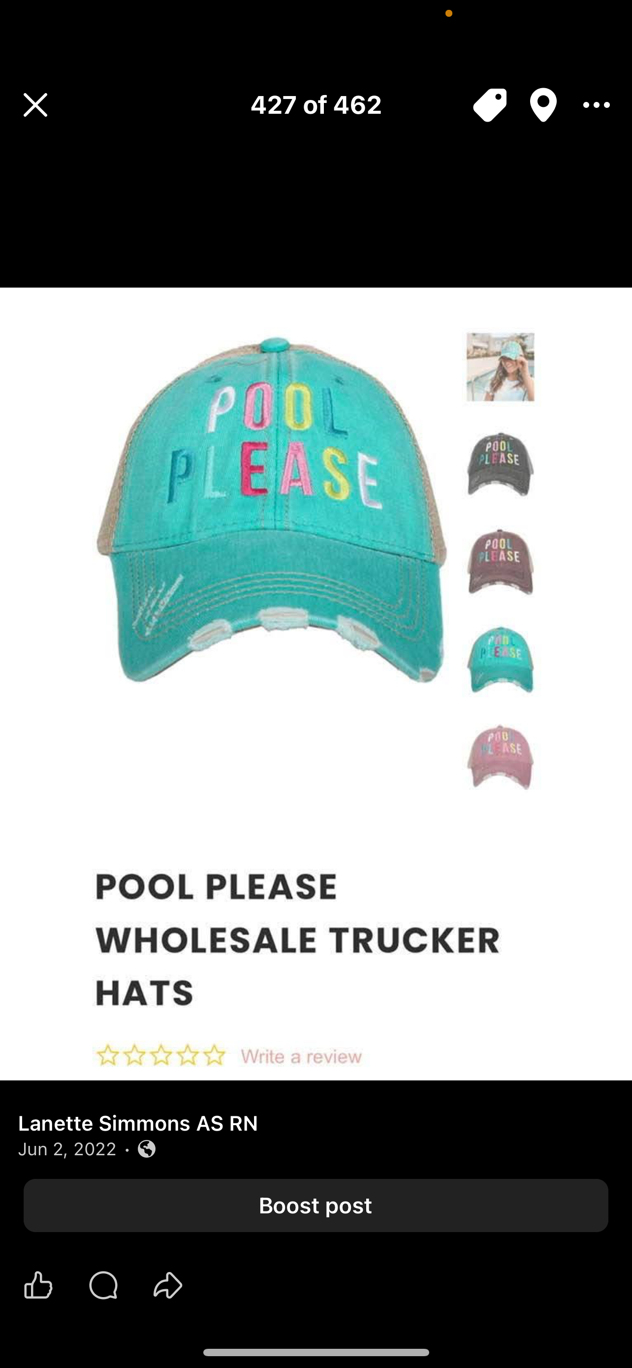 Pool Please distressed Hat