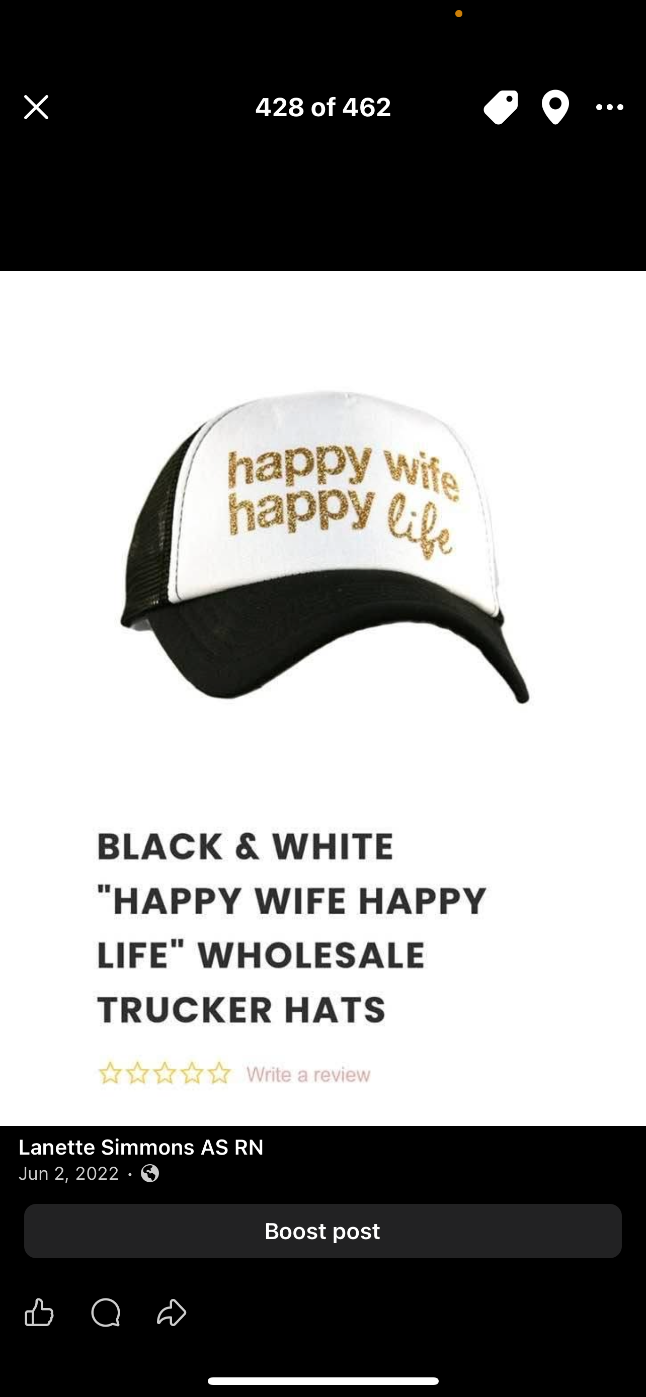 Happy Wife Happy Life Trucker Hat